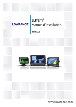 Lowrance Elite Ti² Guide d'installation