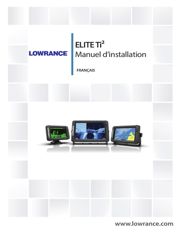 Installation manuel | Lowrance Elite Ti² Guide d'installation | Fixfr