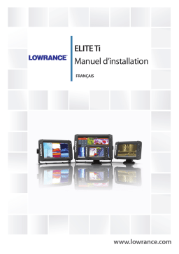 Lowrance Elite Ti Guide d'installation