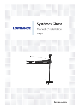 Lowrance Ghost Trolling Motor Guide d'installation