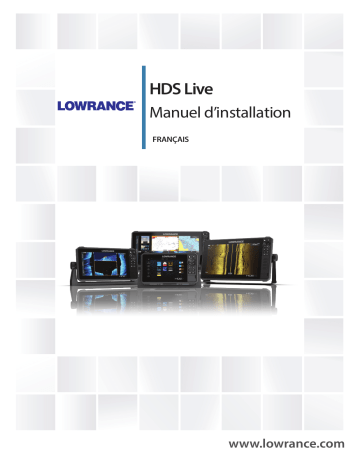 Installation manuel | Lowrance HDS LIVE Guide d'installation | Fixfr