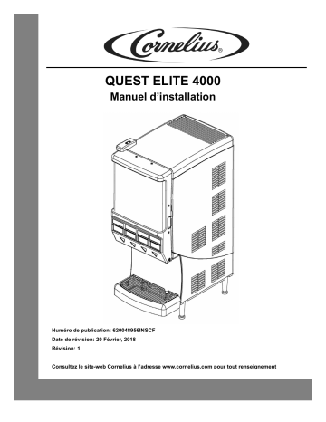 Installation manuel | Cornelius Quest 4F Guide d'installation | Fixfr