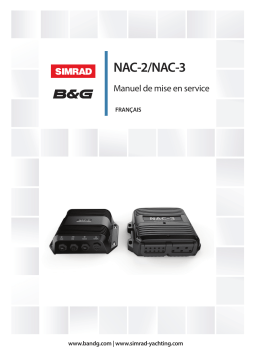 Simrad NAC-2 and NAC-3 Guide d'installation