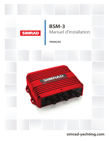 Installation manuel | Simrad BSM-3 Guide d'installation | Fixfr
