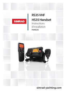 Simrad RS35 Guide d'installation