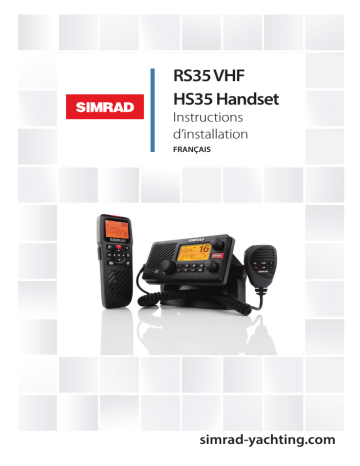 Installation manuel | Simrad RS35 Guide d'installation | Fixfr