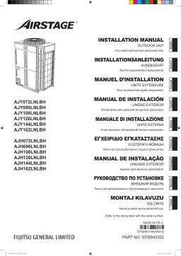 Fujitsu AJY144LNLBH Guide d'installation