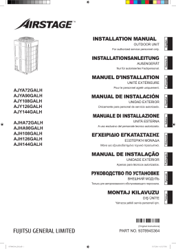 Fujitsu AJYA90GALH Guide d'installation