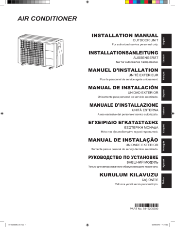 AOHG12KETA | AOYG12KETA | ROG07KETA | AOYG07KETA | ROG12KETA | AOYG09KETA | AOYG14KETA | AOHG14KETA | AOHG07KETA | AOHG09KETA | ROG14KETA | Installation manuel | Fujitsu ROG09KETA Guide d'installation | Fixfr