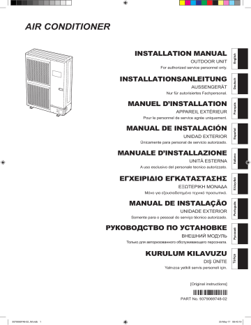 ROG45LBTA | AOYG54LBTA | AOHG54LBTA | HOG45LBTA | ROG54LBTA | AOHG45LBTA | HOG54LBTA | Installation manuel | Fujitsu AOYG45LBTA Guide d'installation | Fixfr