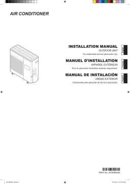 Fujitsu AOU18RGLX Guide d'installation