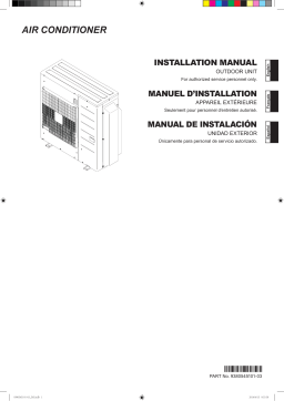 Fujitsu AOU36RLXFZH Guide d'installation