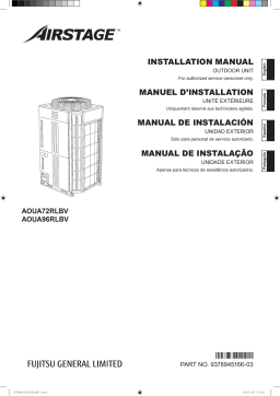 Fujitsu AOUA96RLBV Guide d'installation