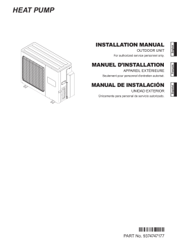 Fujitsu ROMH18AFXZJ Guide d'installation