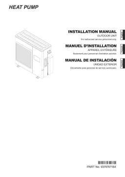 Fujitsu UOMH18FXZHJ Guide d'installation