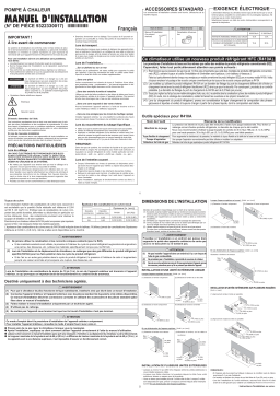 Fujitsu ROSH09AFWJ Guide d'installation