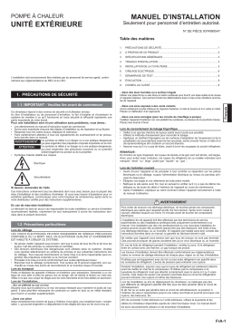 Fujitsu ROSH18AXFWJ Guide d'installation