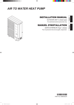 Fujitsu WOHG160LJL Guide d'installation