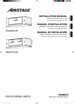 Fujitsu AAUA48TLAV Guide d'installation