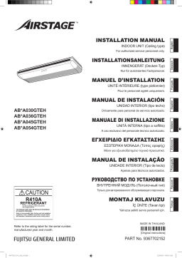 Fujitsu ABHA030GTEH Guide d'installation