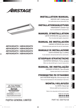 Fujitsu ABYA30GATH Guide d'installation