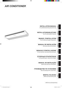 Fujitsu RYG36LRTE Guide d'installation