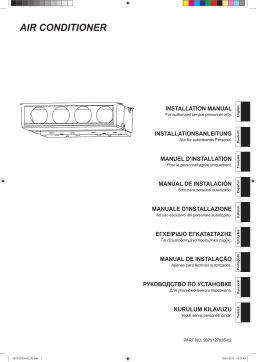 Fujitsu ARHG45LMLA Guide d'installation