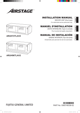 Fujitsu ARUH96TLAV2 Guide d'installation