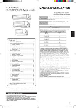 Fujitsu RDG54KHTAP Guide d'installation