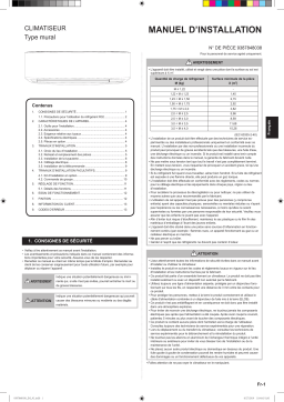 Fujitsu RSG12KETA-B Guide d'installation