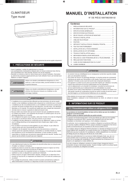 Fujitsu ASHG30LMTA Guide d'installation