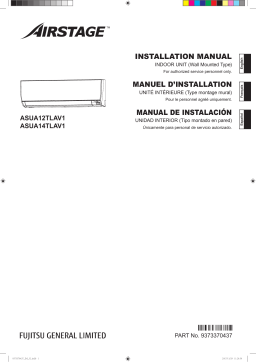 Fujitsu ASUA12TLAV1 Guide d'installation