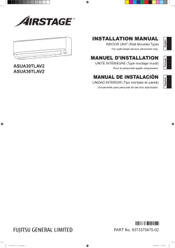 Fujitsu ASUA30TLAV2 Guide d'installation