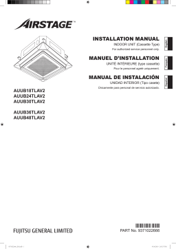 Fujitsu AUUB18TLAV2 Guide d'installation