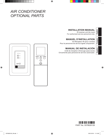 Installation manuel | Fujitsu RXLBTUM Guide d'installation | Fixfr