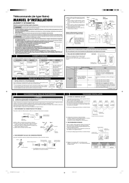 Fujitsu UXRNBYU Guide d'installation