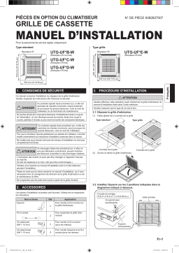 Fujitsu UTG-CCGVG Guide d'installation