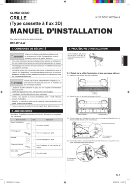 Fujitsu UTG-USGA-W Guide d'installation