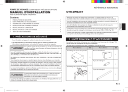 Fujitsu UTR-DPB24T Guide d'installation