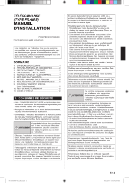 Fujitsu UTY-RCRYZ1 Guide d'installation