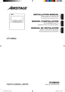 Fujitsu UTY-RNKU Guide d'installation