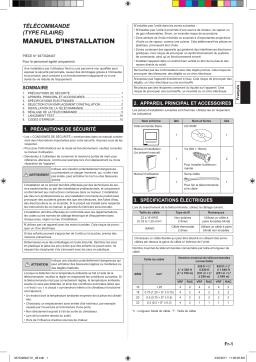 Fujitsu UTY-RNRRZ2 Guide d'installation