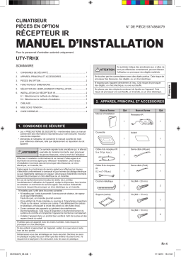 Fujitsu UTY-TRHX Guide d'installation