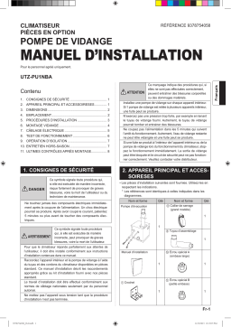 Fujitsu UTZ-PU1NBA Guide d'installation