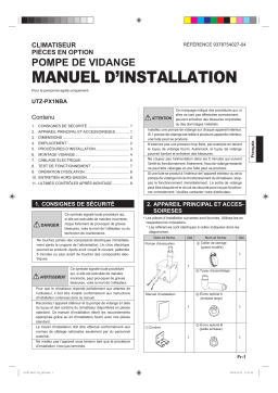 Fujitsu UTZ-PX1NBA Guide d'installation