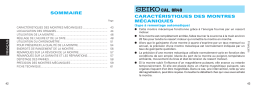 Seiko 8R48 Automatic Chronograph Manuel utilisateur