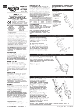 3M PROTECTA® Retrieval Self Retracting Lifeline Mounting Bracket, SRL Side and Tripod Base 3590498, 1 EA Manuel utilisateur