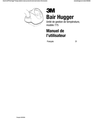 Mode d'emploi | 3M Bair Hugger™ Warming Units Manuel utilisateur | Fixfr