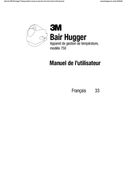 3M Bair Hugger™ Animal Health Warming Unit, Model 75077 Manuel utilisateur