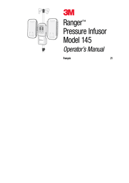 3M Ranger™ Pressure Infusor 14500, 120V-ENG-B , Model 145 Manuel utilisateur